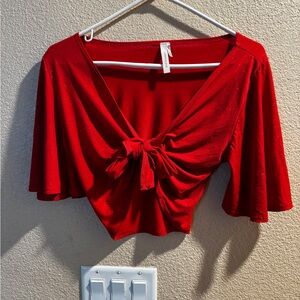 Woman crop top shirt
